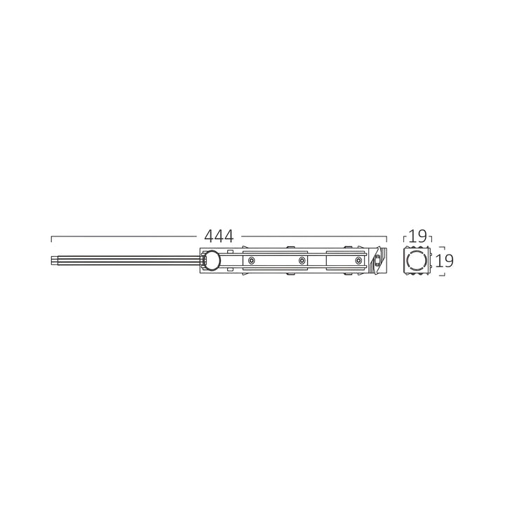 Connecteur d'Alimentation pour Rail Magnétique 48V Blanc