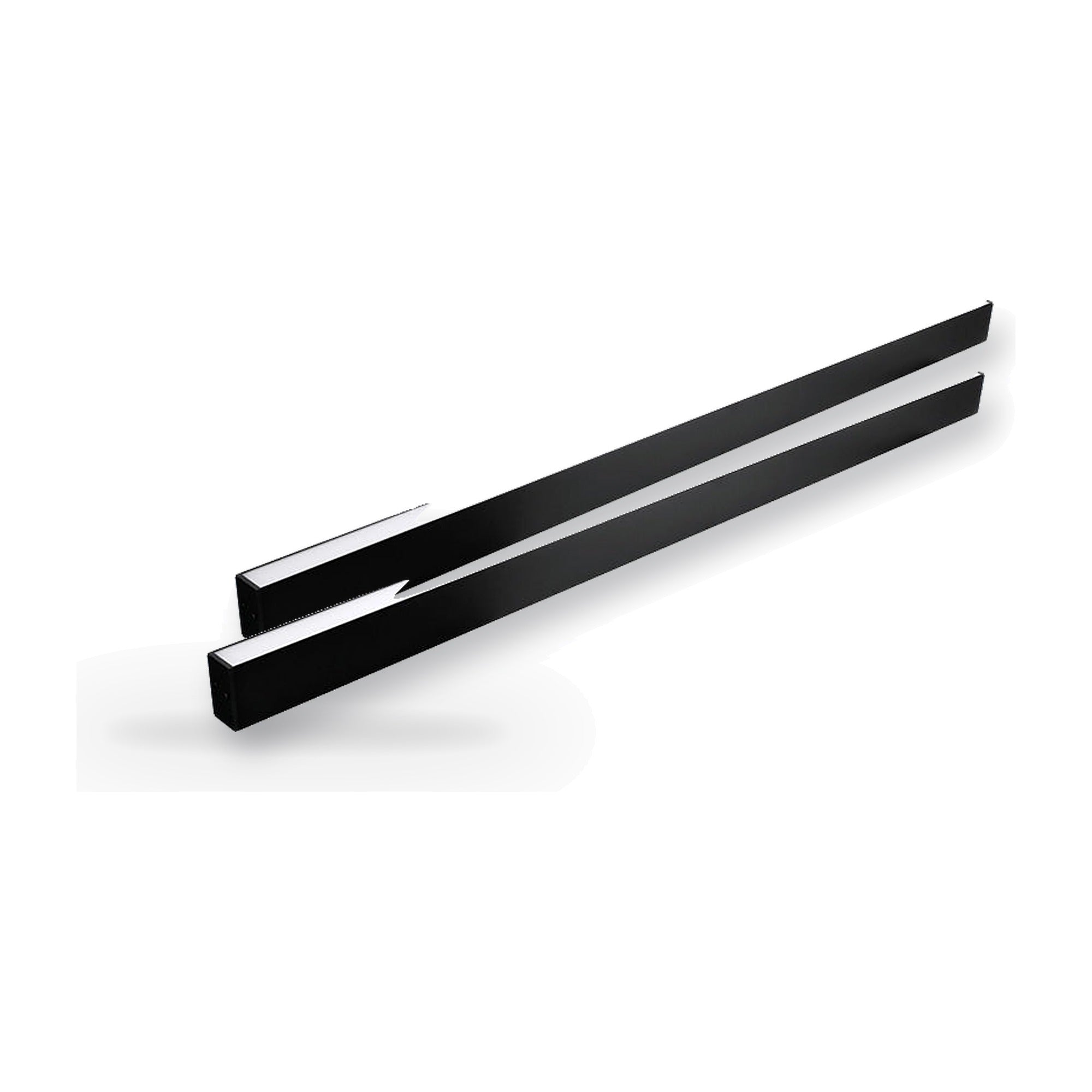 Lot de 2 - Linéaire LED sur Rail Triphasé 120cm 30W 3450lm Noir