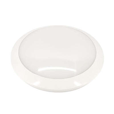 Plafonnier LED 16W Blanc Rond Détecteur de Mouvement IP66 Batterie de secours