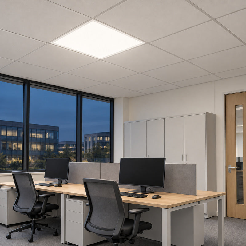 Panneau LED 60x60cm 42W Puissance Ajustable 5620lm CCT IP65 - 3000K/4000K/6500K