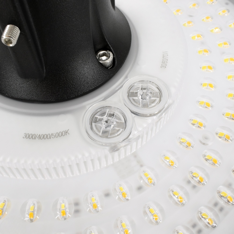 Lampadaire Public 30W/50W/70W CCT Noir - 3000K/4000K/5000K