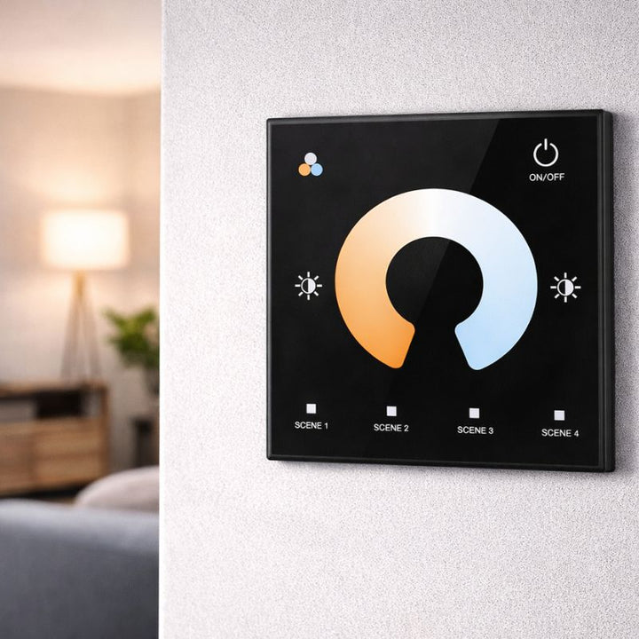 Variateur LED CCT 12-48V DC Max 10A - Noir