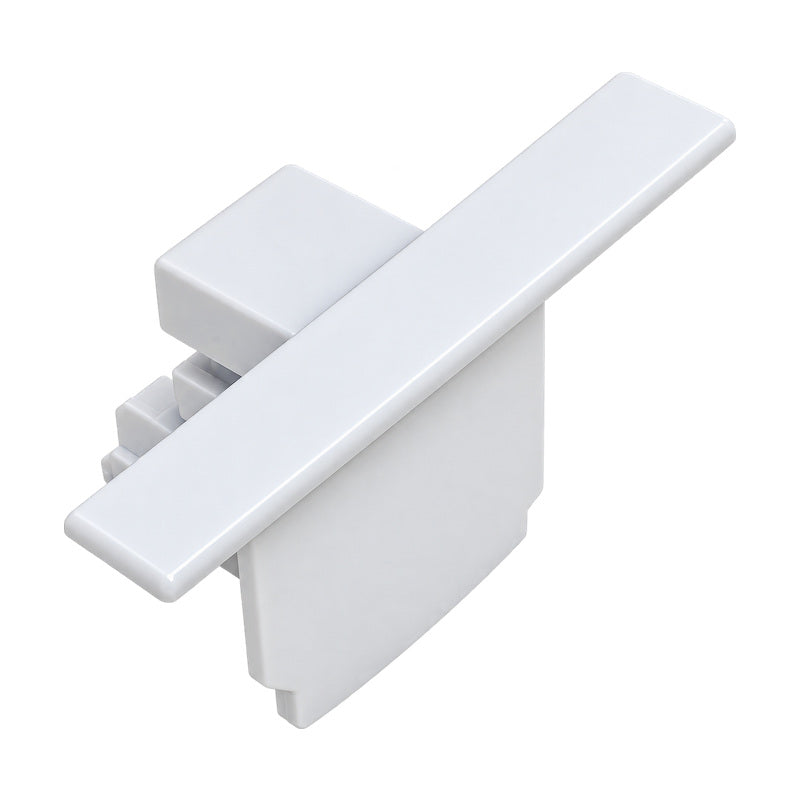 Embout de Fermeture pour Rail Encastrable Triphasé Blanc