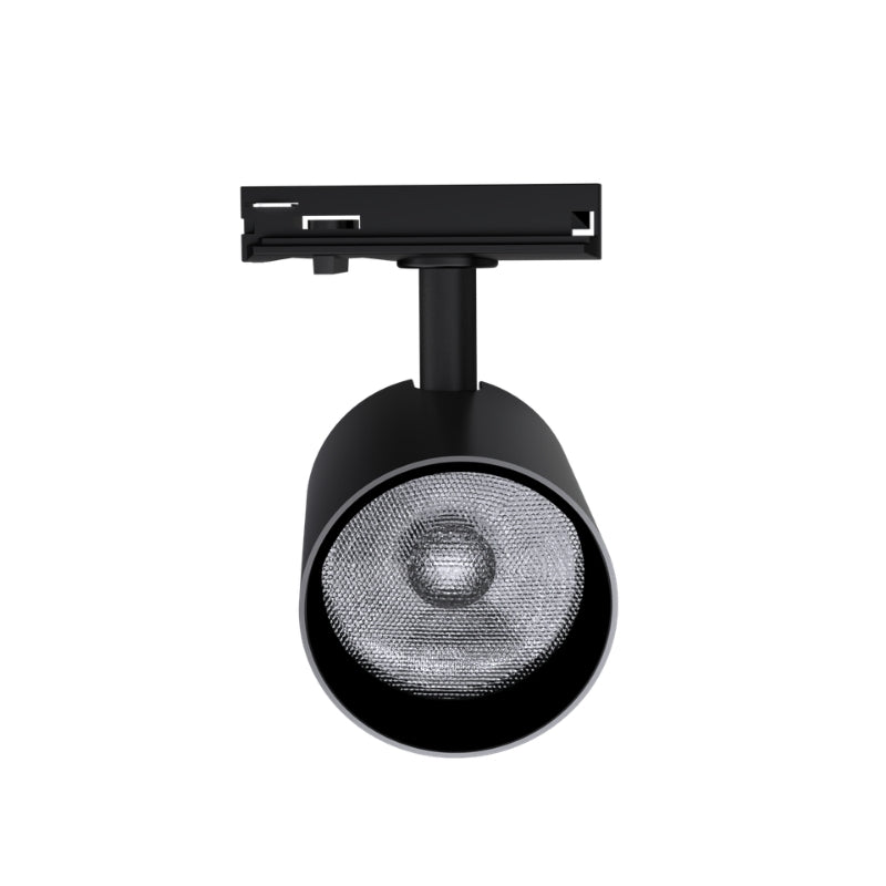 Spot LED sur Rail Noir Monophasé 24W 36° TRIAC Dimmable