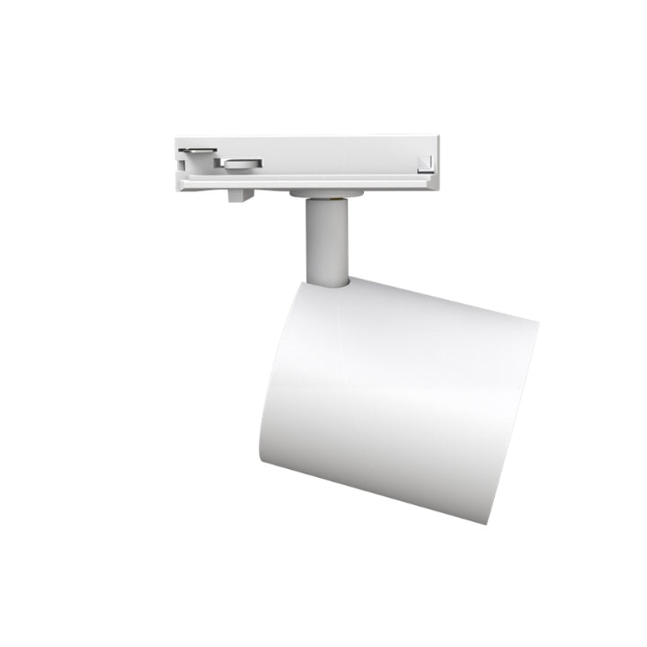 Spot LED sur Rail Blanc Monophasé 24W 36° TRIAC Dimmable