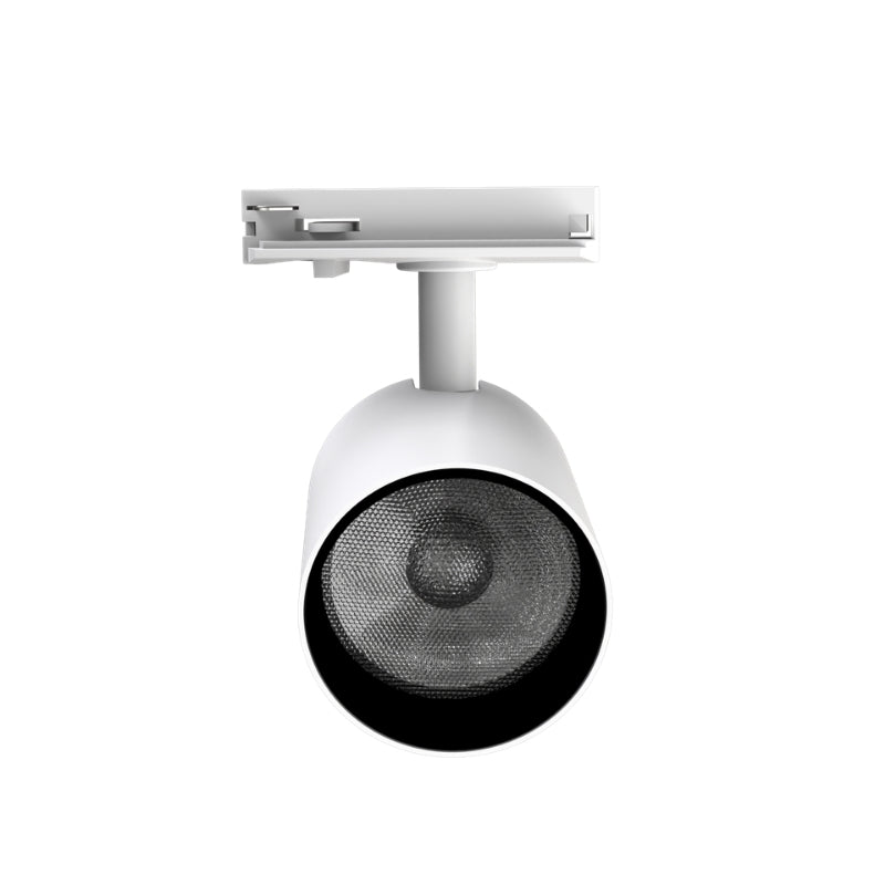 Spot LED sur Rail Blanc Monophasé 24W 36° TRIAC Dimmable