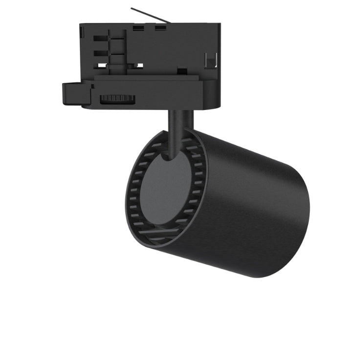 Spot LED sur Rail Noir Triphasé 24W 36° TRIAC Dimmable
