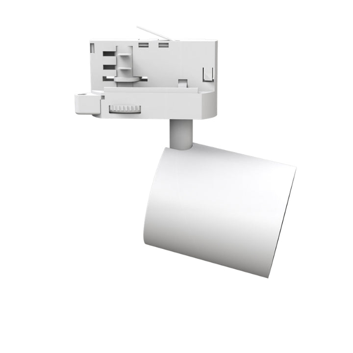 Spot LED sur Rail Blanc Triphasé 24W 36° TRIAC Dimmable