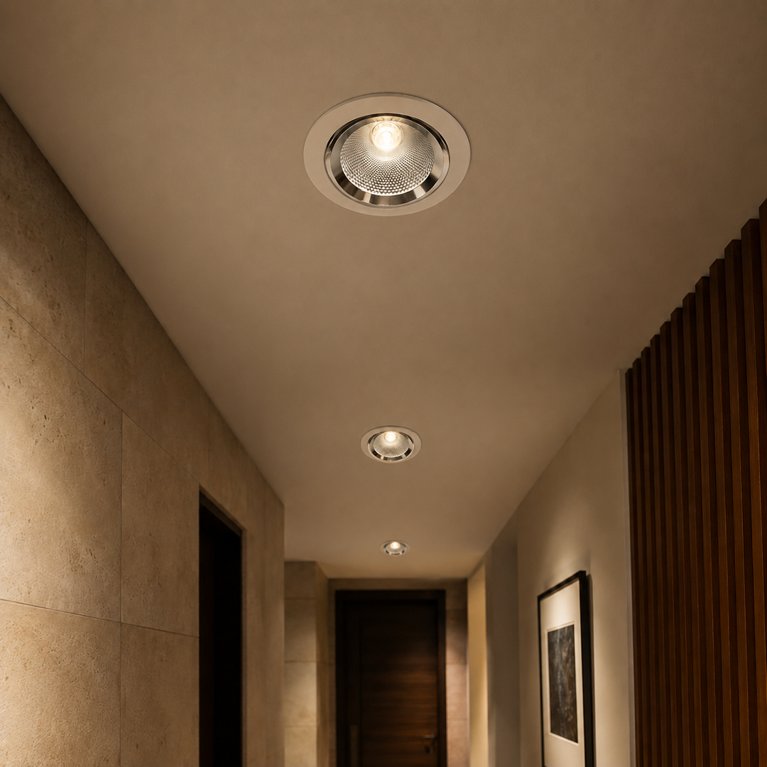 Spot LED Escargot Encastrable Orientable COB 10W 1000 lm 23°