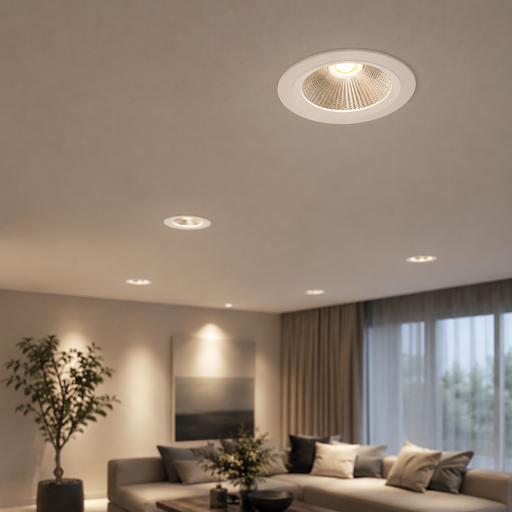 Spot LED Escargot Encastrable Orientable COB 30W 3000 lm 23°