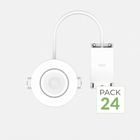 Spot Encastrable 5,4W Dimmable CCT IP65 BLANC RE2020 - 3000K/4000K/6000K - Pack de 24