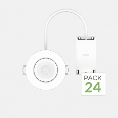Spot Encastrable 5,4W Dimmable CCT IP65 BLANC RE2020 - 3000K/4000K/6000K - Pack de 24