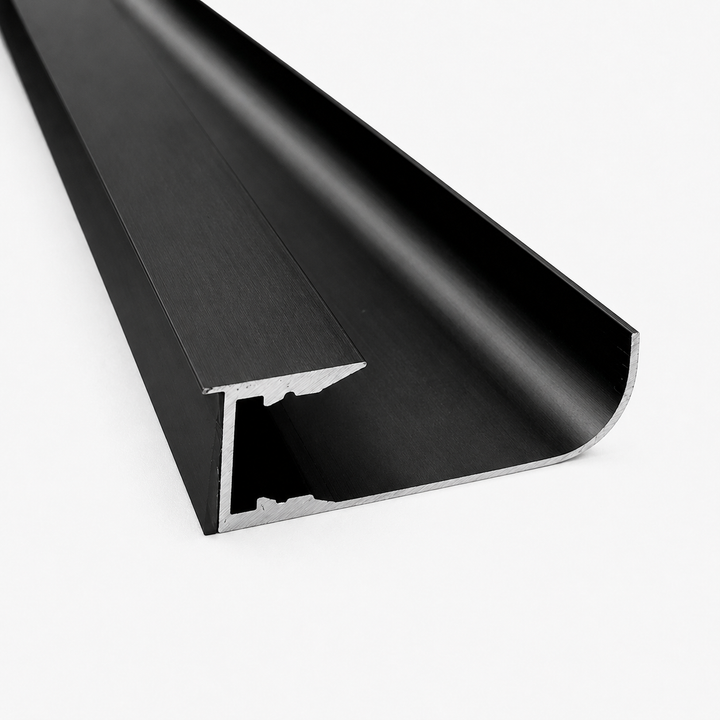 2 m schwarzes Aluminiumprofil für LED-Streifen