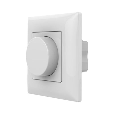 Variateur LED Mural avec Bouton Rotatif 220V 360W TRIAC - Blanc