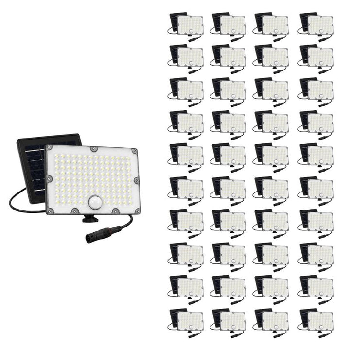 Packung mit 40 - Solar-LED-Strahler Außen 9W IP65 Licht- und Bewegungsmelder  