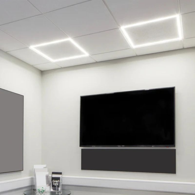 Pack de 10 - Dalle LED Cadre Lumineux CCT 60x60 36W - Cadre Noir