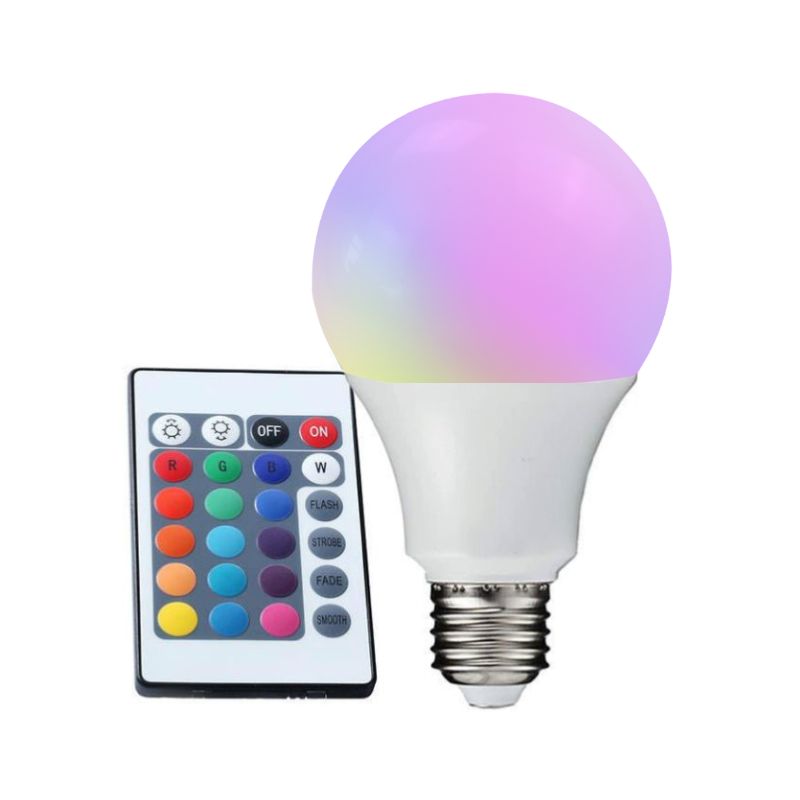 Ampoule E27 LED 5W 220V RGB (Pack de 5)
