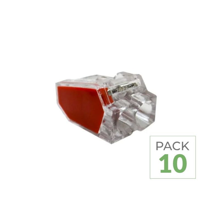 Pack de  10 - Connecteur Rapide 2 Entrées 450V 24A