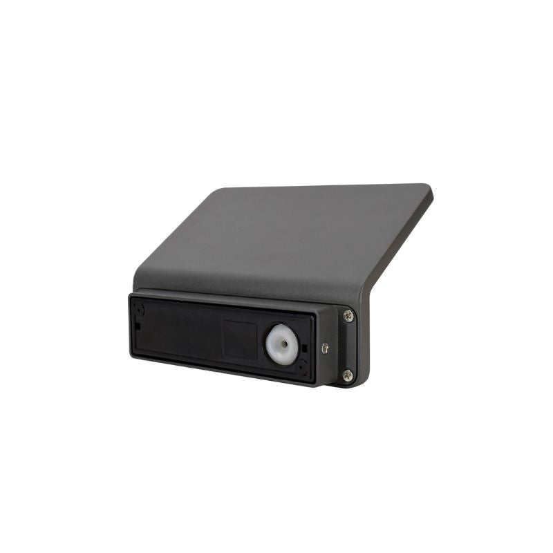 Applique Murale LED Extérieure Incurvée 9W Graphite Grise IP65