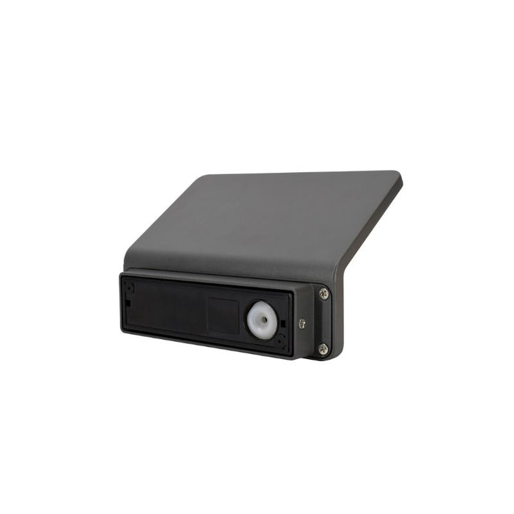 Applique Murale LED Extérieure Incurvée 9W Graphite Grise IP65