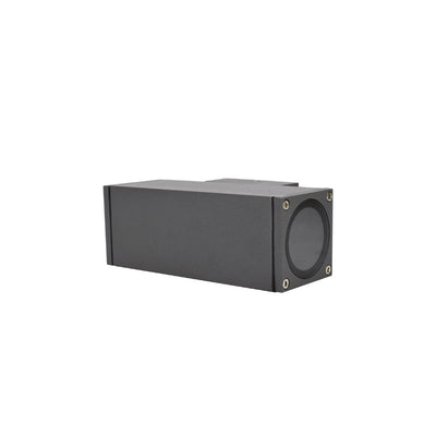 Applique Murale Graphite Grise IP65 Double Faisceau GU10