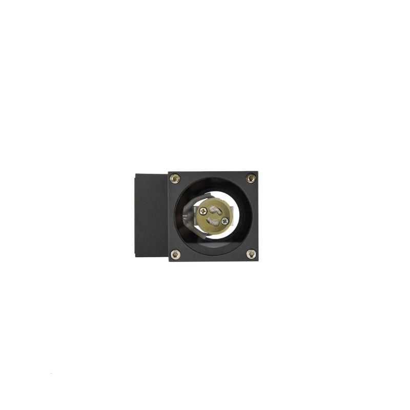 Applique Murale Graphite Grise IP65 Double Faisceau GU10