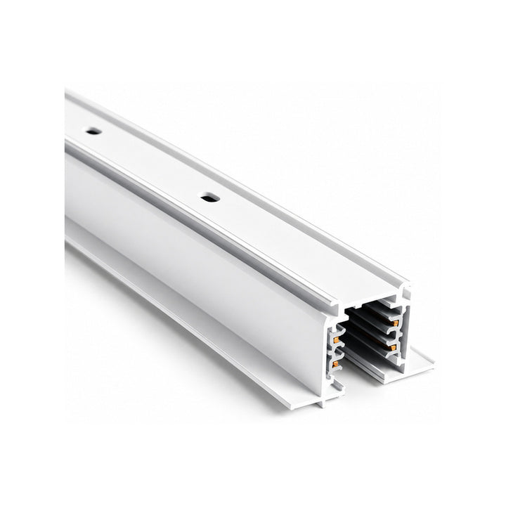 Rail Encastrable Triphasé 1m Blanc