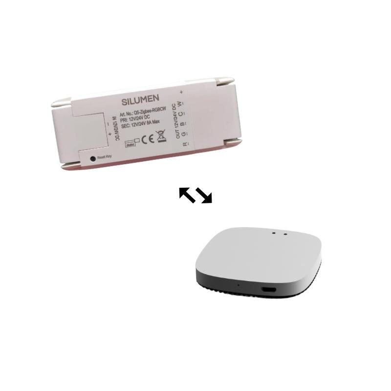 Contrôleur Connecté Zigbee pour Ruban LED 12/24V