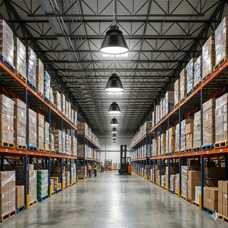 Industrielle LED-Klingel 150W 120° SCHWARZ