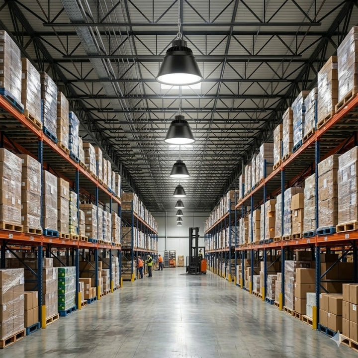 Cloche Industrielle LED 200W 120° NOIR (Pack de 5)