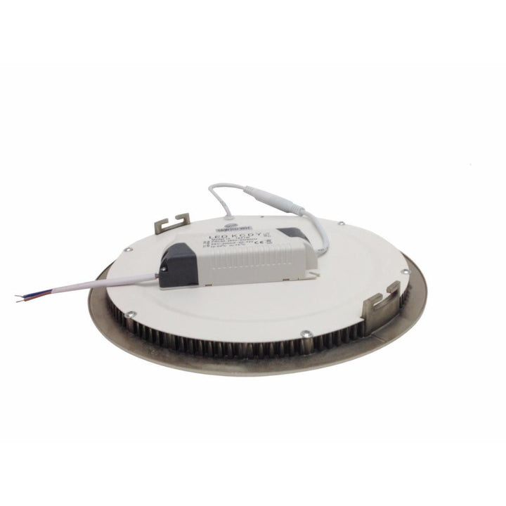 Downlight Dalle LED 12W Extra Plate Ronde Aluminium