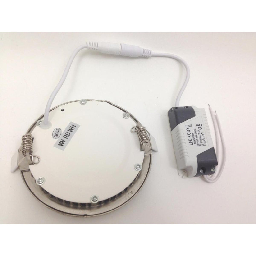 Downlight Dalle LED 6W Extra Plate Ronde Aluminium
