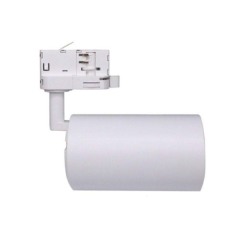 Spot LED sur Rail Triphasé CCT 30W 60° Blanc - 3000K/4000K/6500K