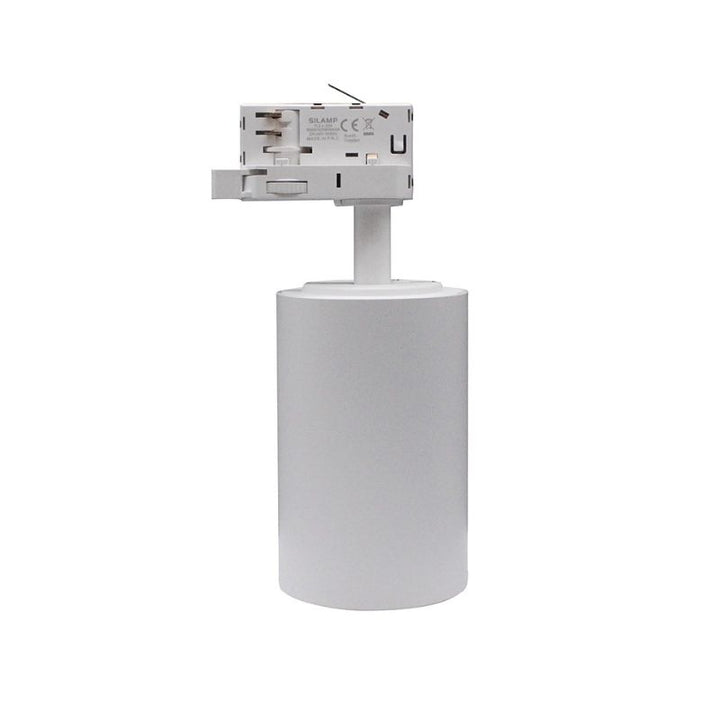 Spot LED sur Rail Triphasé CCT 30W 60° Blanc - 3000K/4000K/6500K