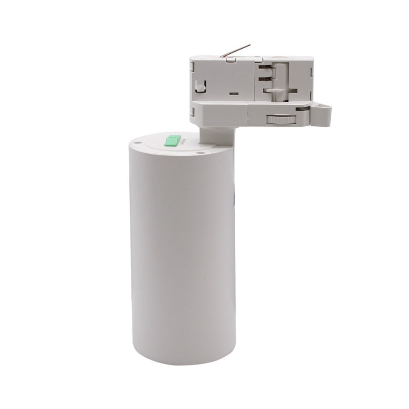 Spot LED sur Rail Triphasé CCT 20W 60° Blanc - 3000K/4000K/6500K