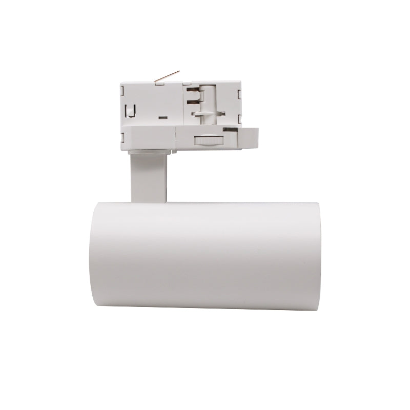 Spot LED sur Rail Triphasé CCT 20W 60° Blanc - 3000K/4000K/6500K