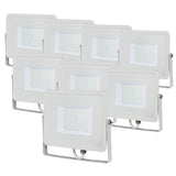 Projecteur LED Extérieur 50W IP65 BLANC Garantie 5 ans (Pack de 8)