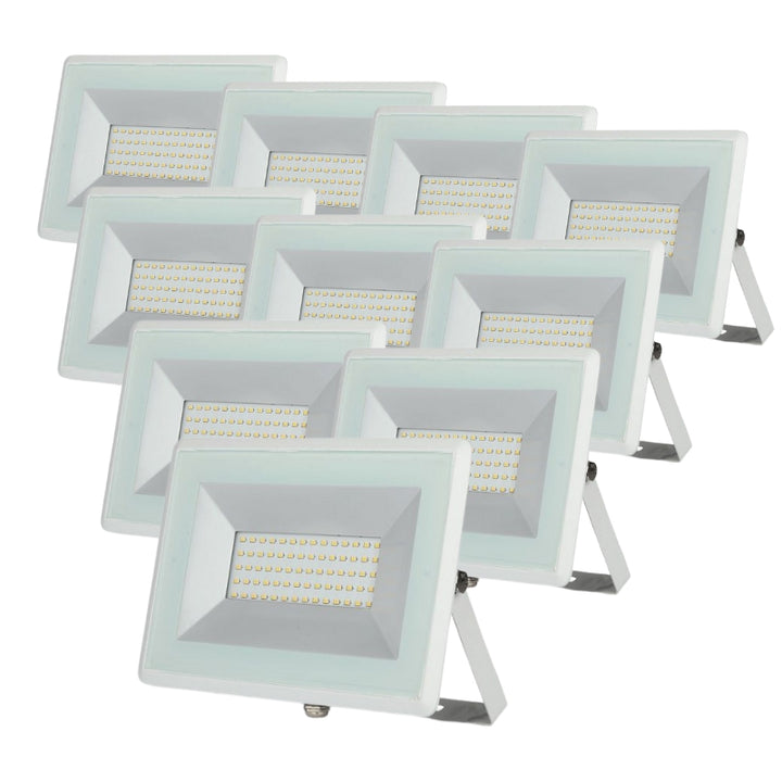 Projecteur LED Extérieur 50W IP65 BLANC IK06 (Pack de 10)