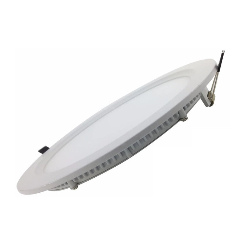 Downlight Dalle LED 18W Extra Plate Ronde BLANC