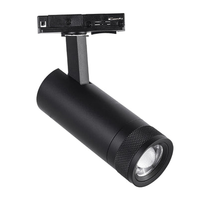 Spot LED sur Rail Noir Angle Ajustable Monophasé 30W 15-60° CCT TRIAC Dimmable