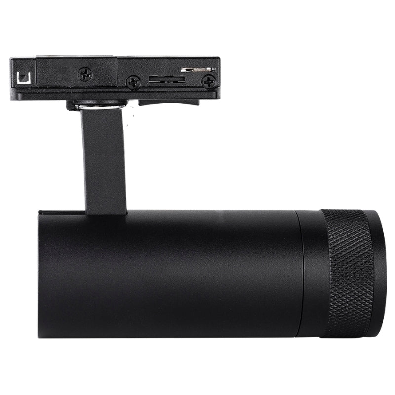 Spot LED sur Rail Noir Angle Ajustable Monophasé 30W 15-60° CCT TRIAC Dimmable