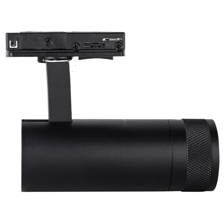 Spot LED sur Rail Noir Angle Ajustable Monophasé 30W 15-60° CCT TRIAC Dimmable