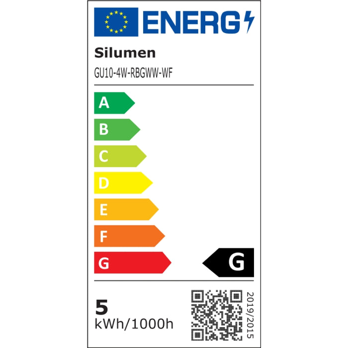 Ampoule LED Connectée Wifi GU10 4.5W RGBW (Pack de 10)