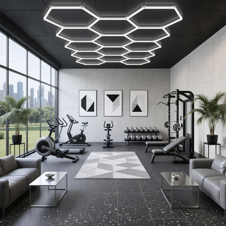 Kit 11 éclairages LED Hexagonal 299W - 110lm/W