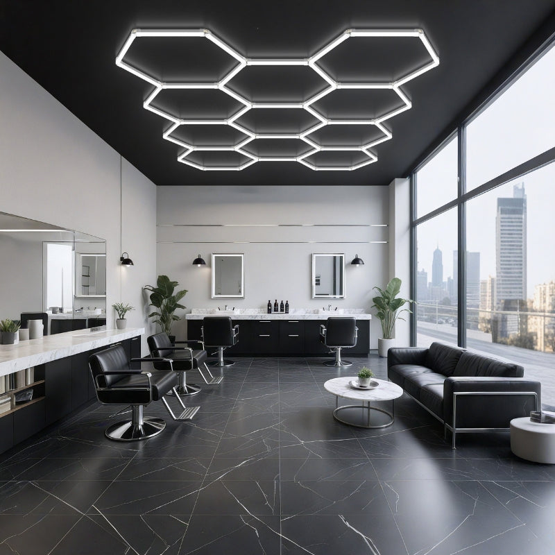 Kit 11 éclairages LED Hexagonal 299W - 110lm/W