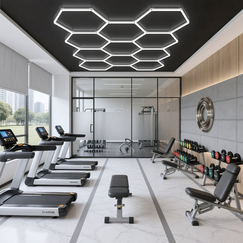 Kit 11 éclairages LED Hexagonal 299W - 110lm/W