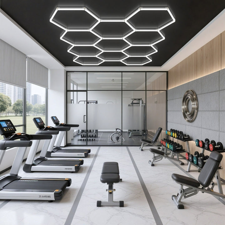 Kit 11 éclairages LED Hexagonal 299W - 110lm/W