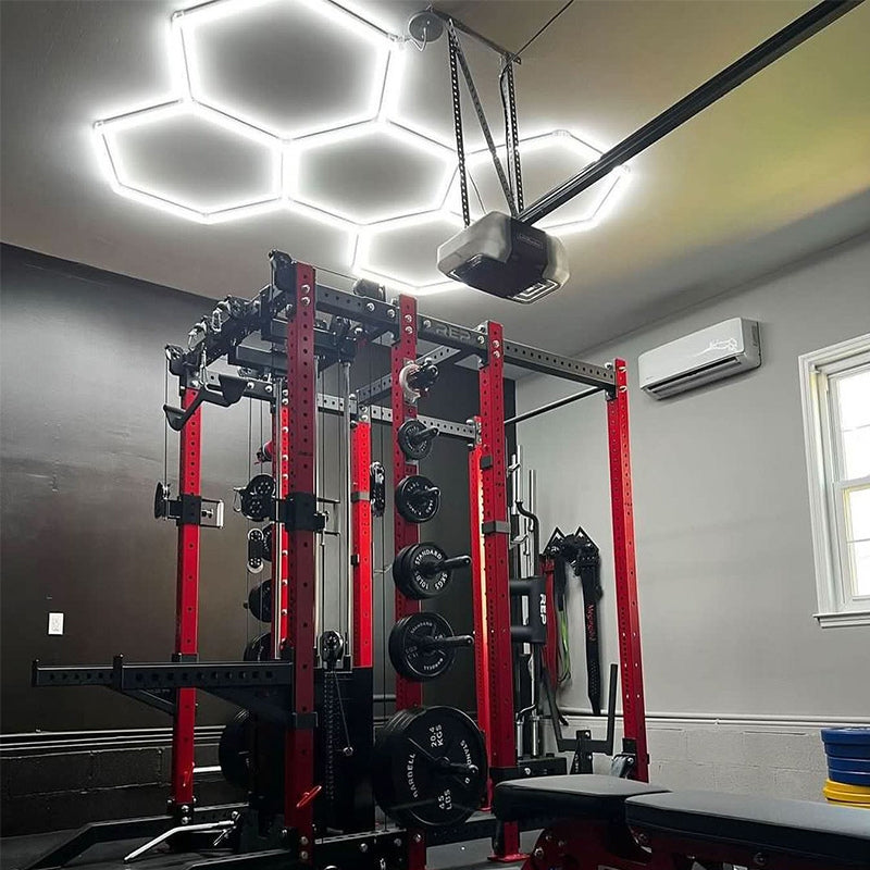 Kit 5 éclairages LED Hexagonal 156W - 110lm/W