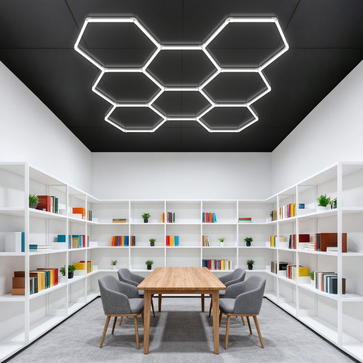Kit 8 éclairages LED Hexagonal 227,5W - 100lm/W