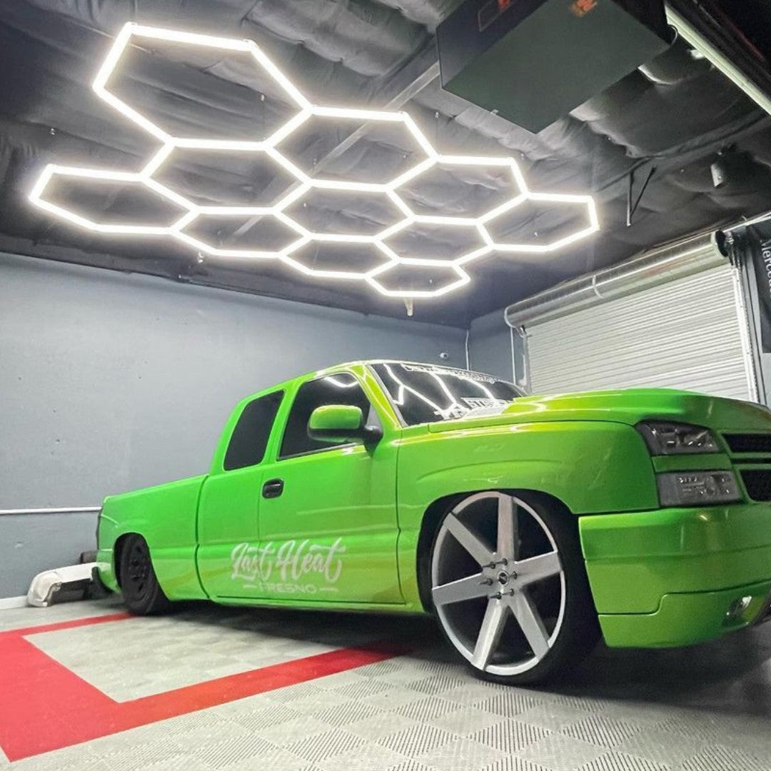 Kit 11 éclairages LED Hexagonal 385W - 120lm/W